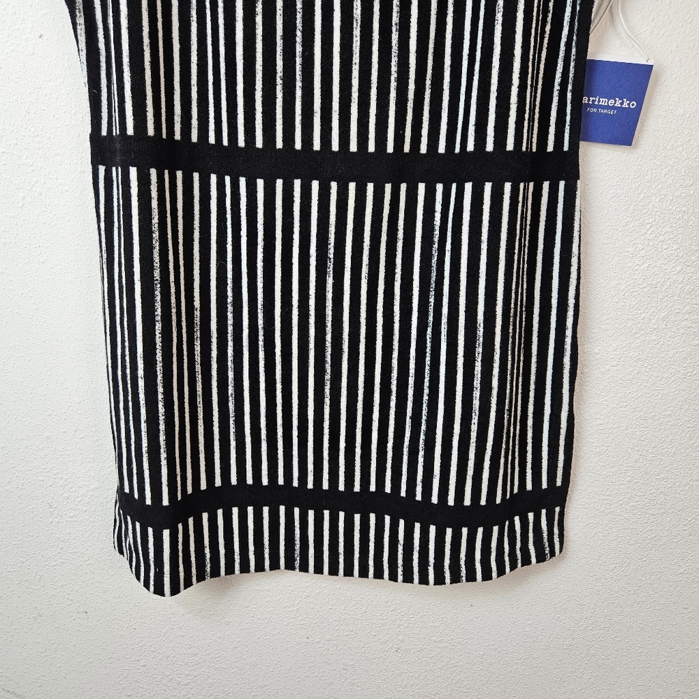 Marimekko Black & White Striped Swim Coverup - Picture 2 of 7